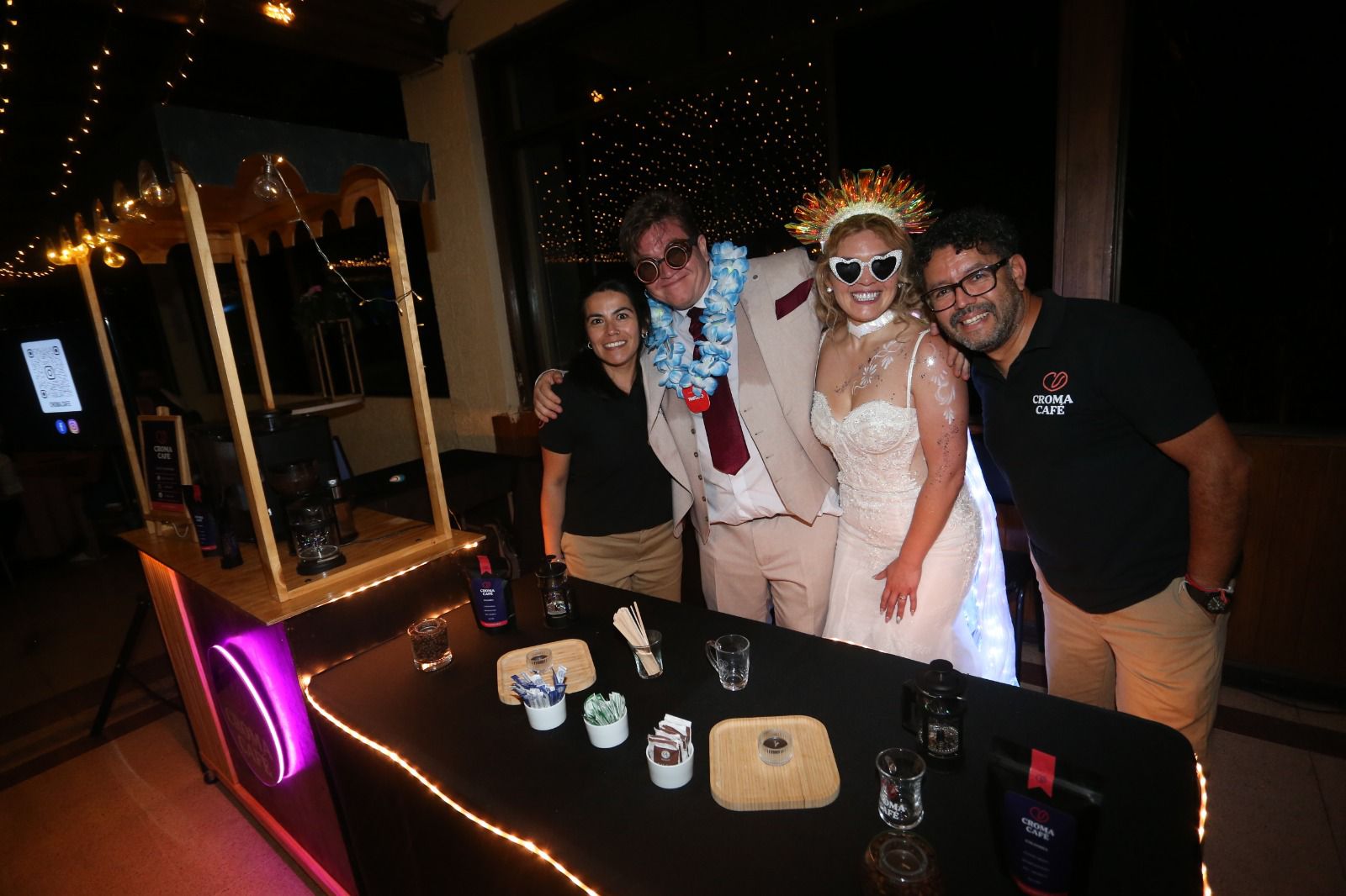 CROMA Coffee Bar en matrimonio